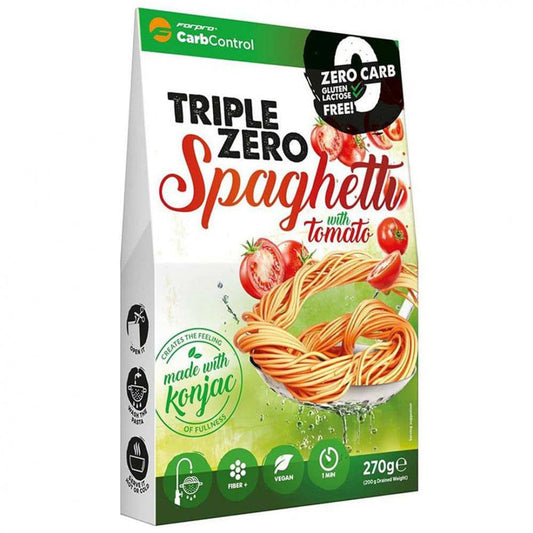 Triple Zero Spaghetti With Tomato 270g, Forpro - Forpro - hos Tommi Nutrition
