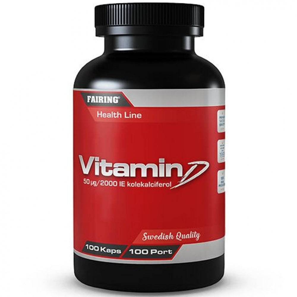 Vitamin D 2000 IE - 100 caps, Fairing - Fairing - hos Tommi Nutrition