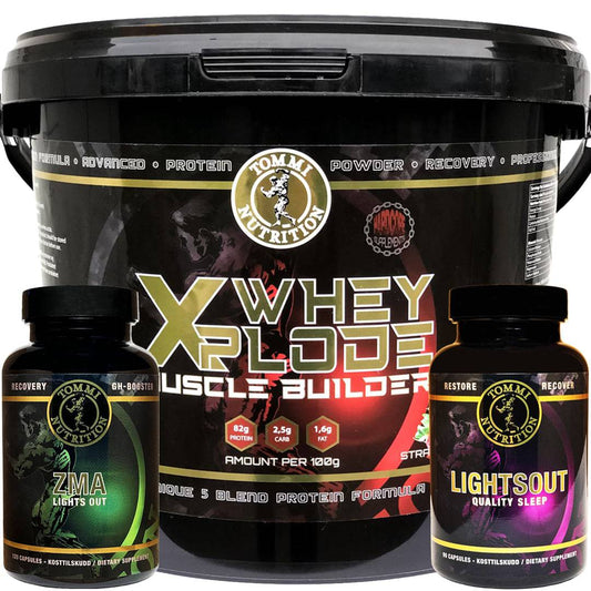 Xplode & The Matrix Sleep Stack - Tommi Nutrition - hos Tommi Nutrition